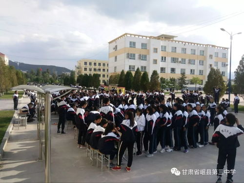 青春相约盛会，激情铸就辉煌——岷县第三中学学生会开展纳新活动